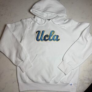 Russell Athletic UCLA Bruins White Hoodie Size Small